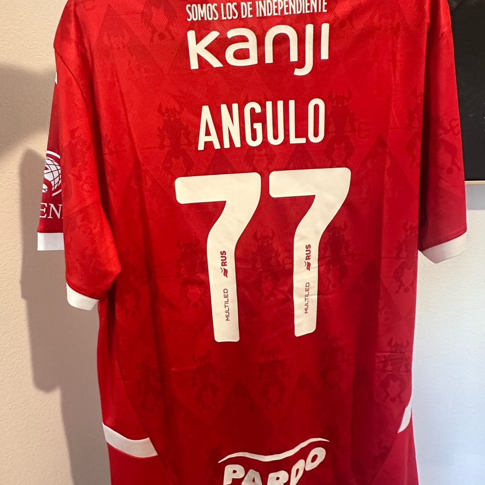 2025-26 Club Atlético Independiente Álvaro Angulo Soccer Jersey